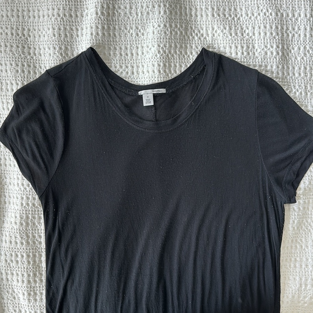 Halogen High/Low seemed back tee, 100% Modal with a sheer-ish fabric - Picture 2 of 2